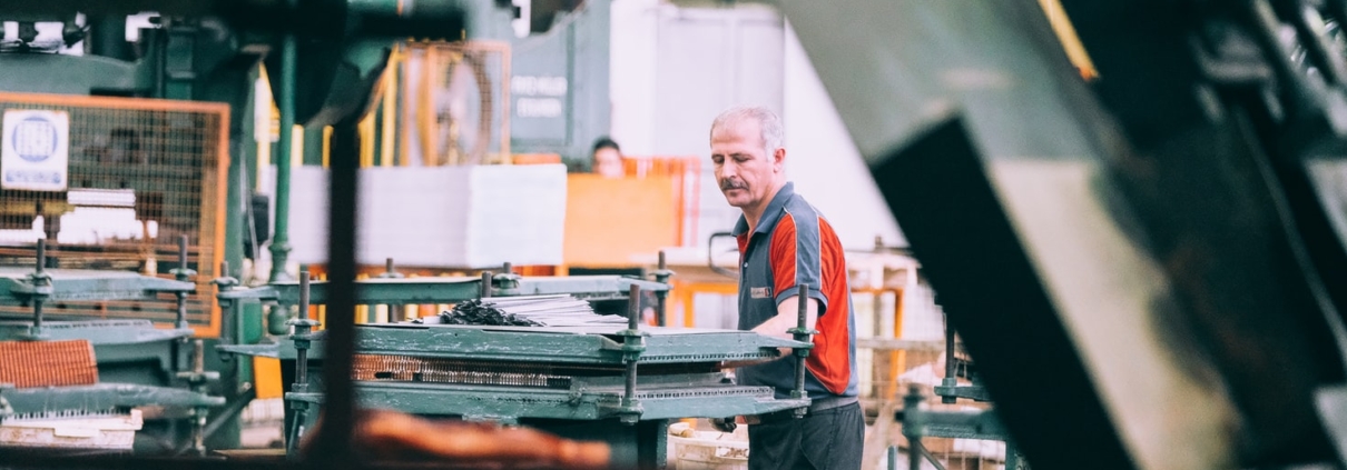 Man working in a Ohio business.